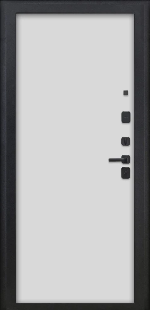 Входная дверь ДвериПРО Берген Гладкая Белый матовый DPRO226167 внутренняя сторона
